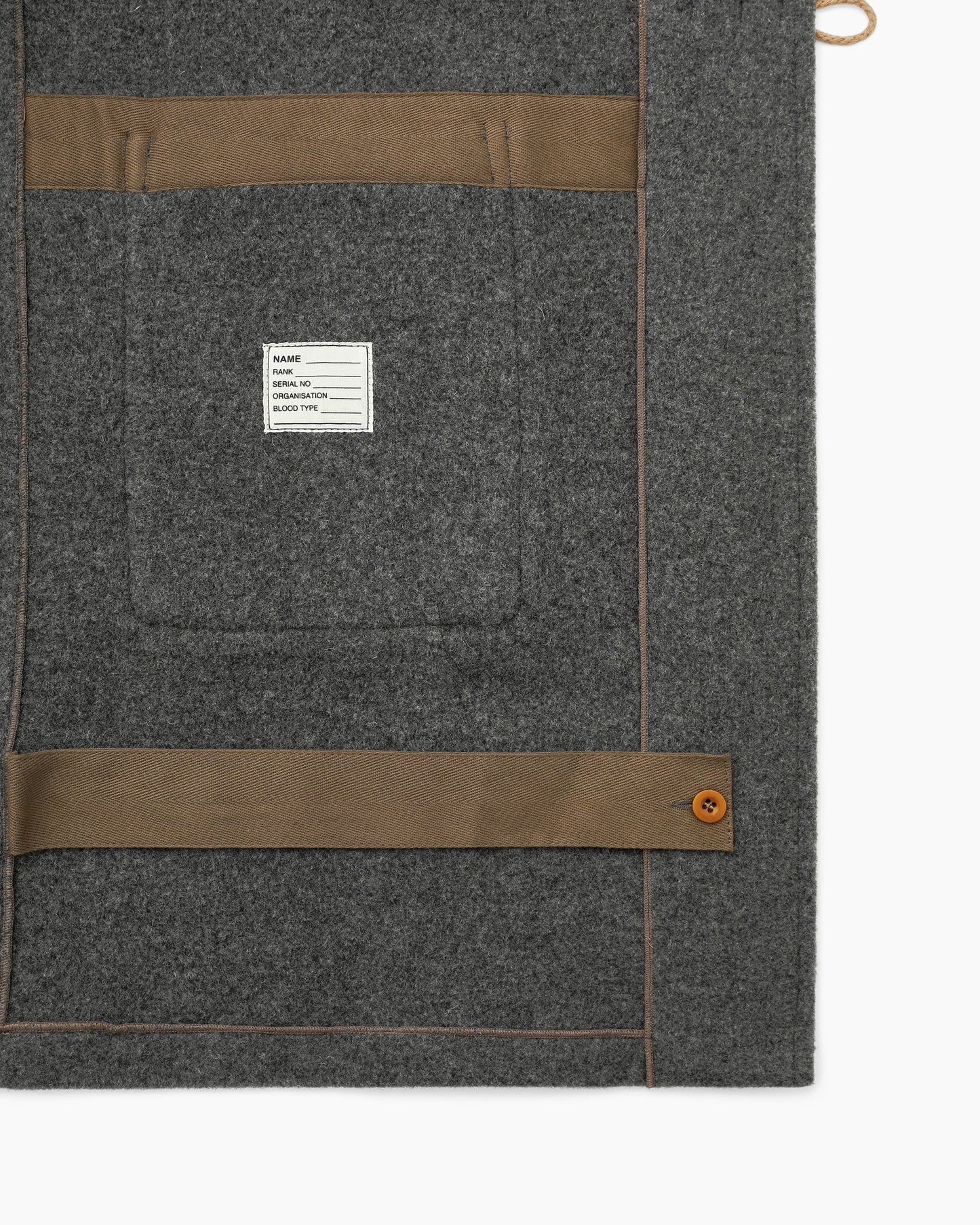 Khakis Gloverall Monty Duffle Coat Grey
