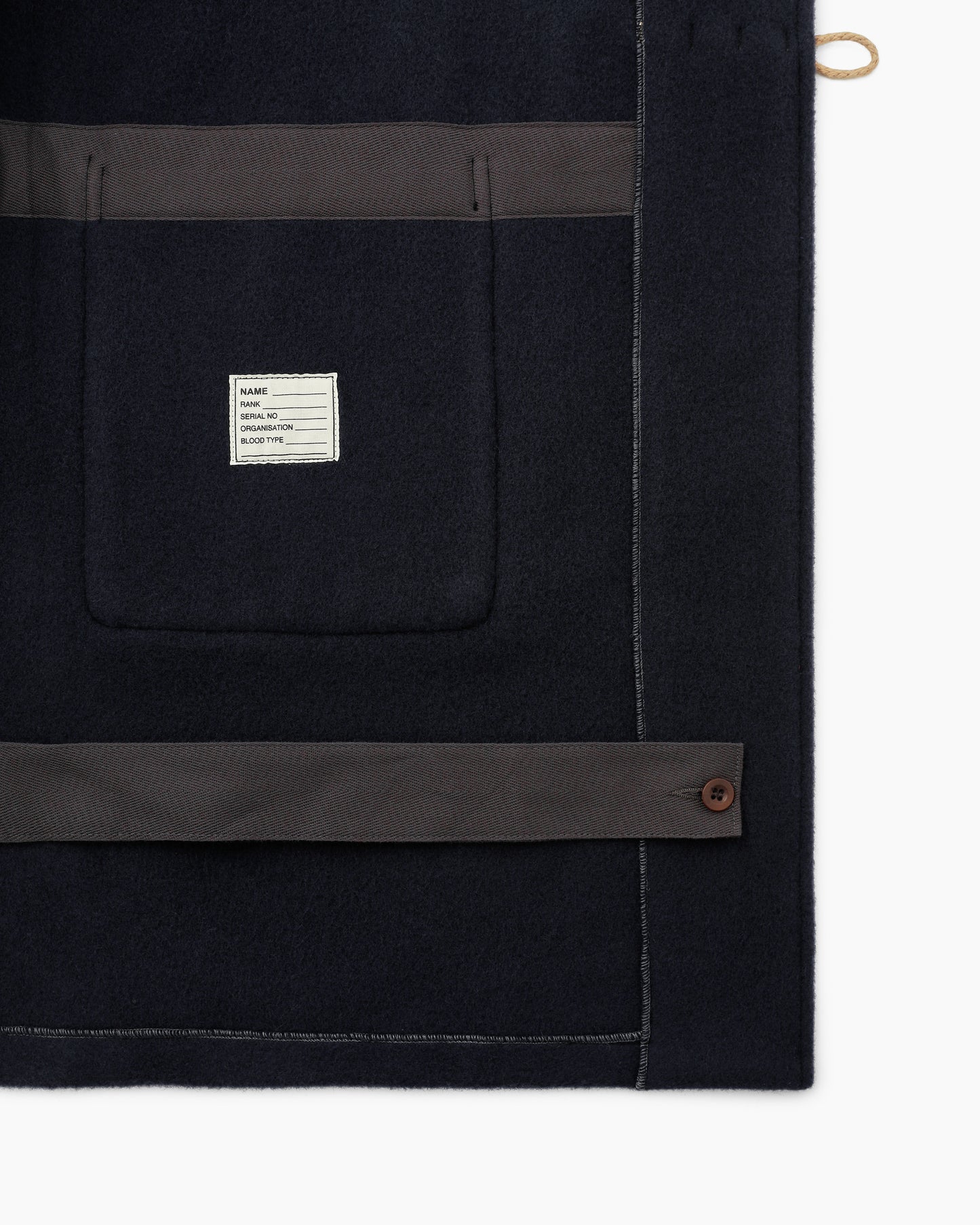 Khakis Gloverall Monty Duffle Coat Navy