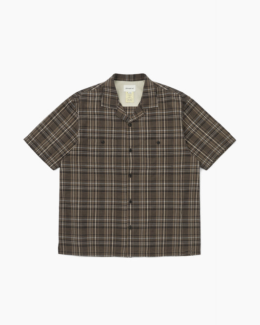 Madras Check S/S Shirt Black