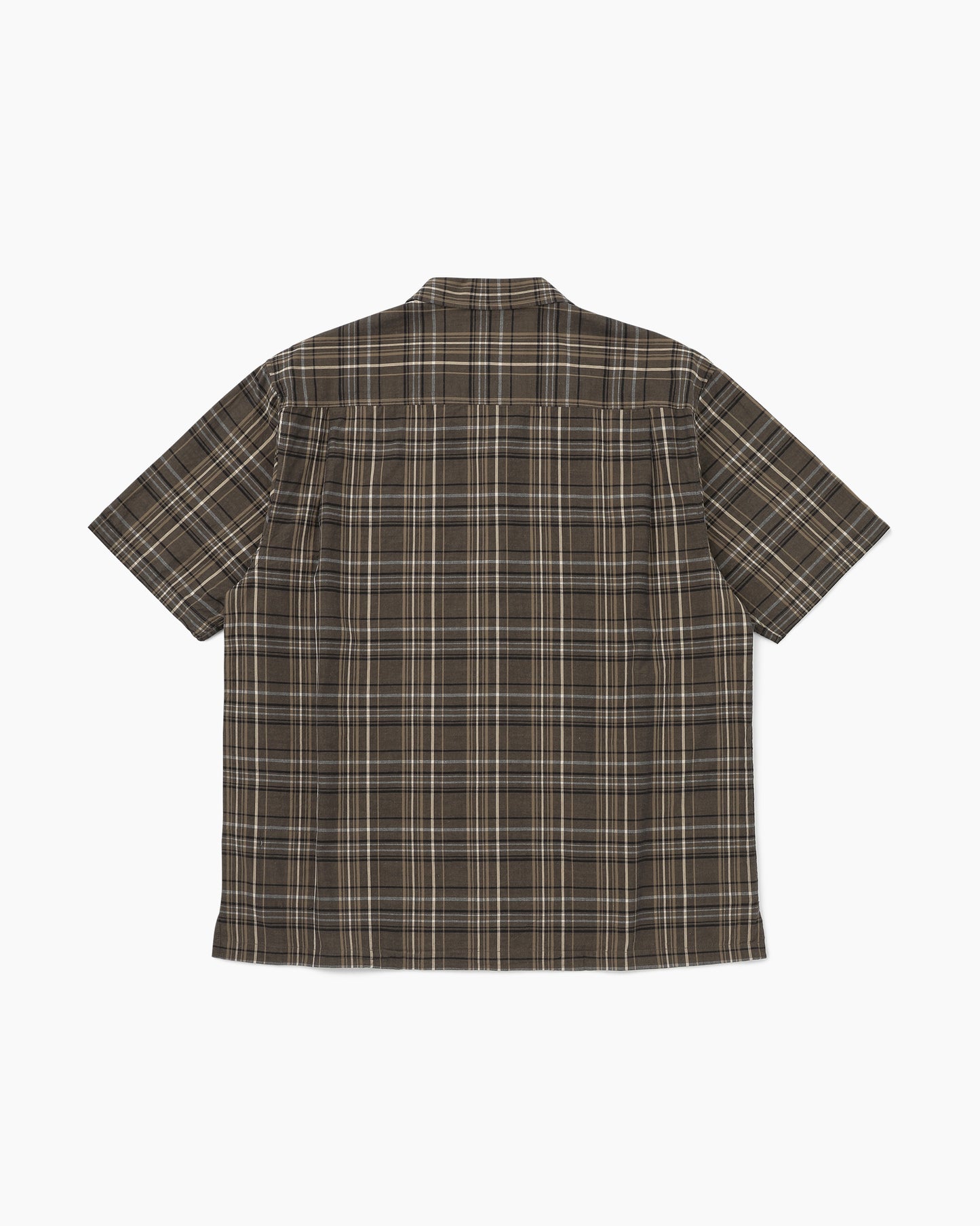 Madras Check S/S Shirt Black