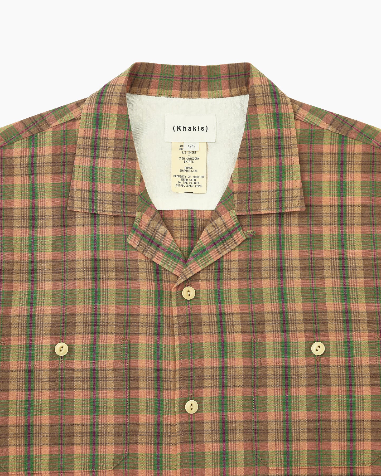 Madras Check S/S Shirt Multi