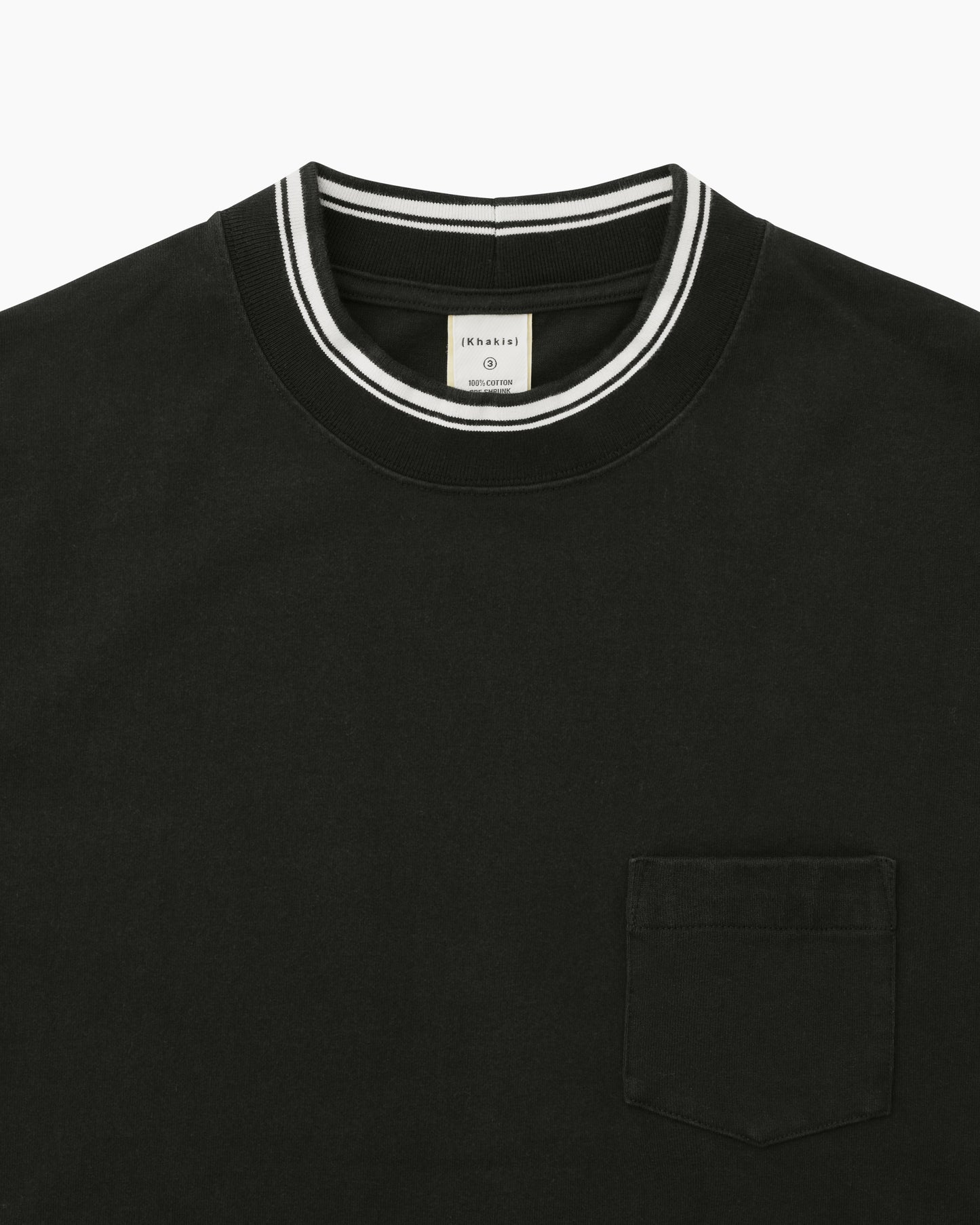 Mockneck L/S Tee Black