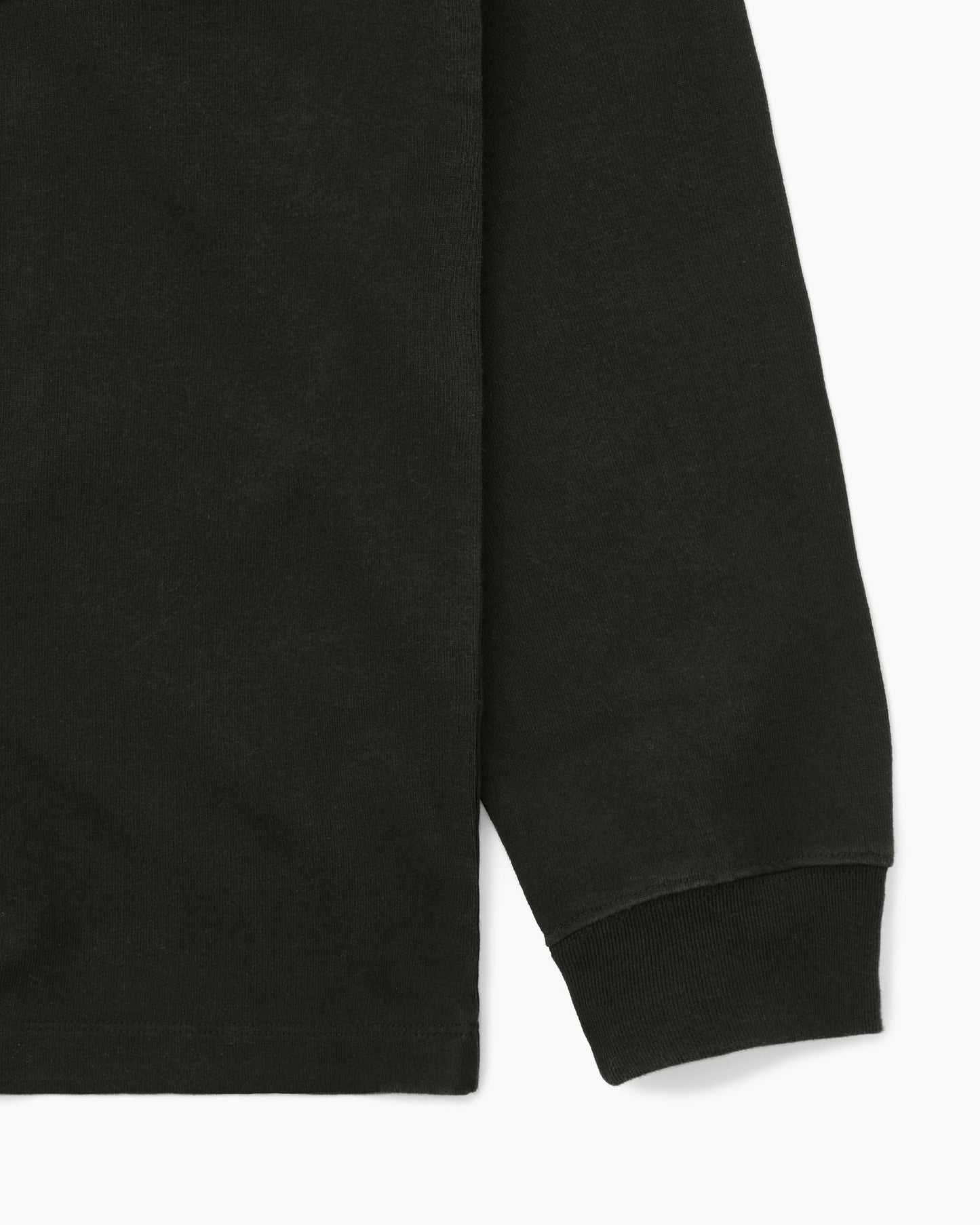 Mockneck L/S Tee Black