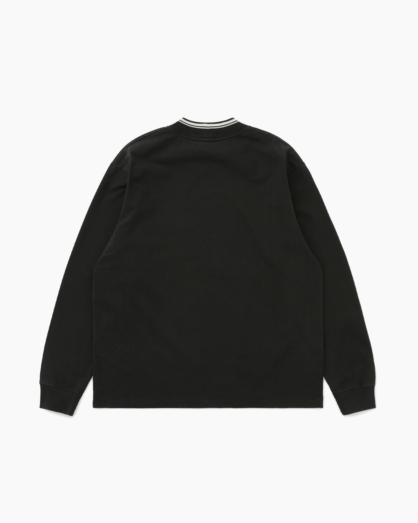 Mockneck L/S Tee Black