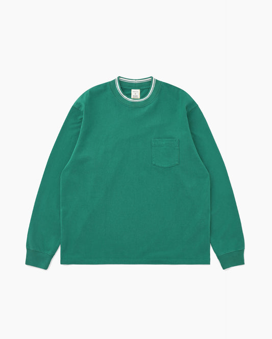 Mockneck L/S Tee Green