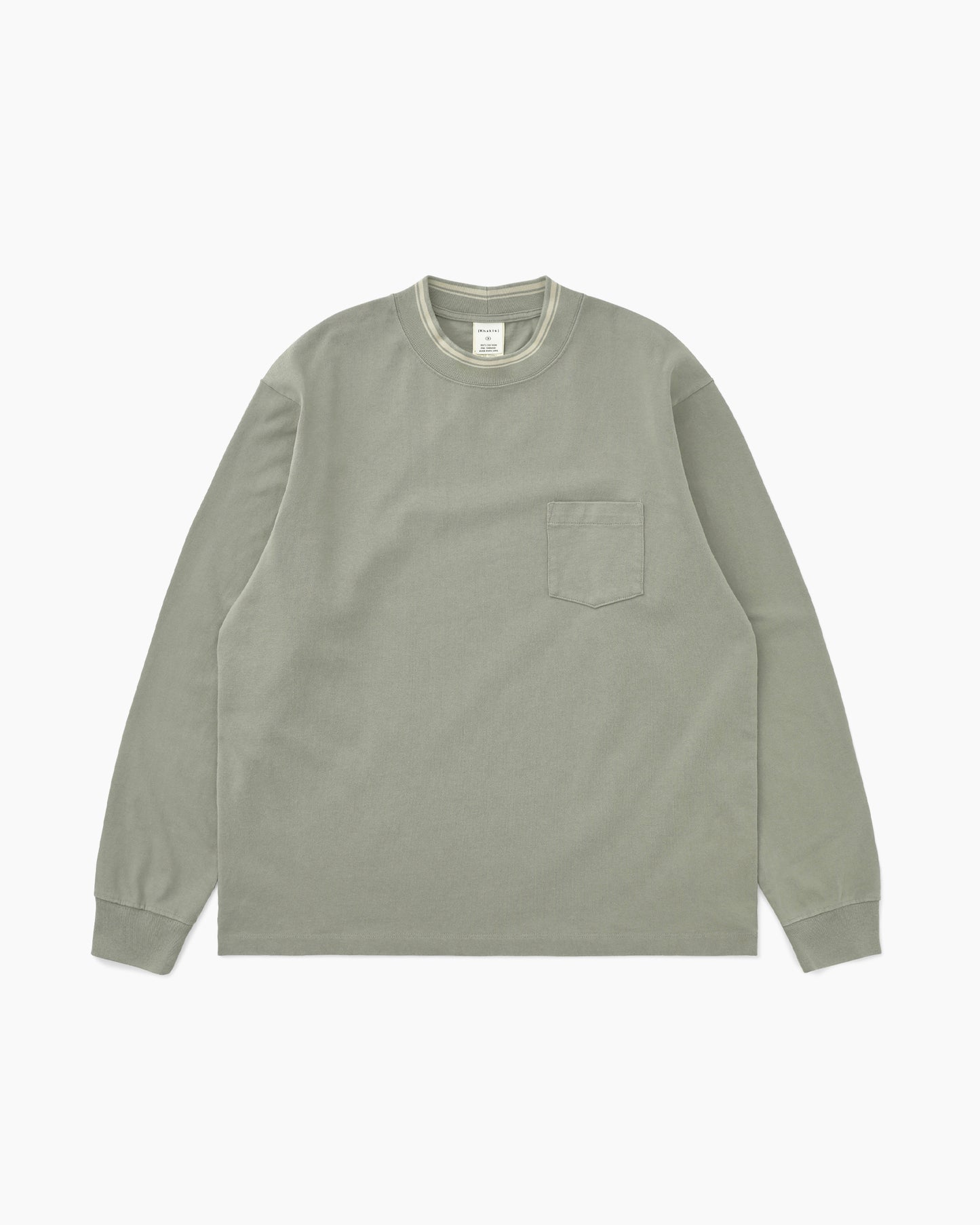 Mockneck L/S Tee Grey