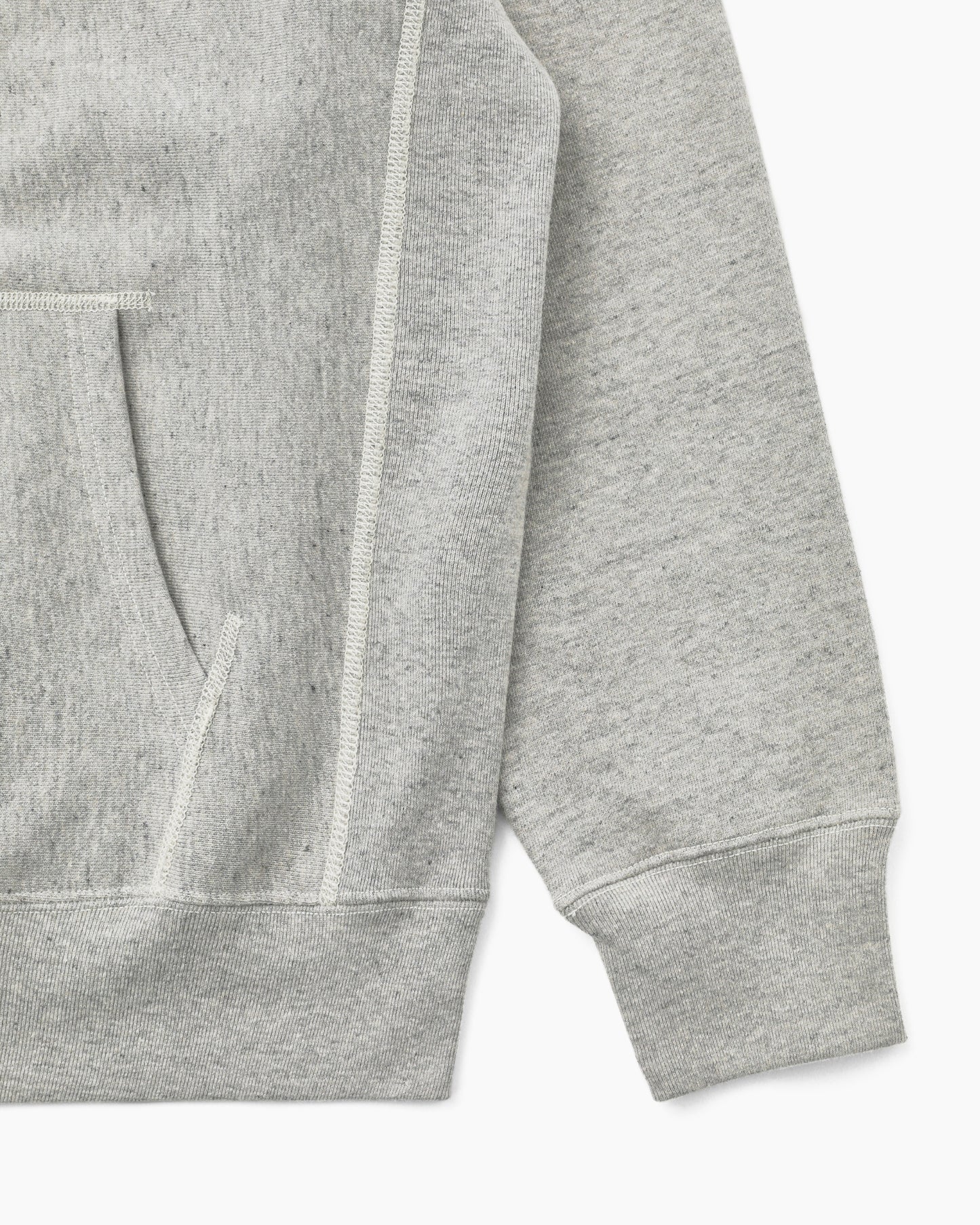 Original Full Zip Hoodie Heather Grey