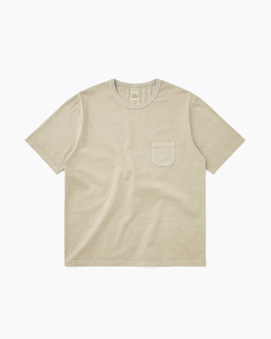 Overdyed Pocket Tee Beige