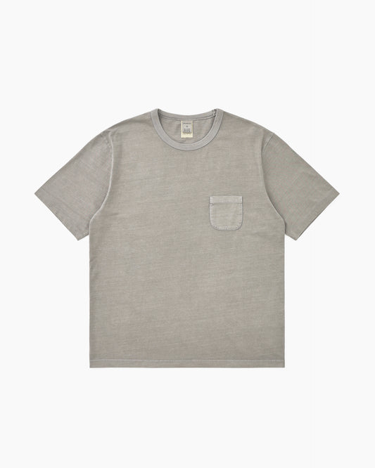 Overdyed Pocket Tee Mid Grey