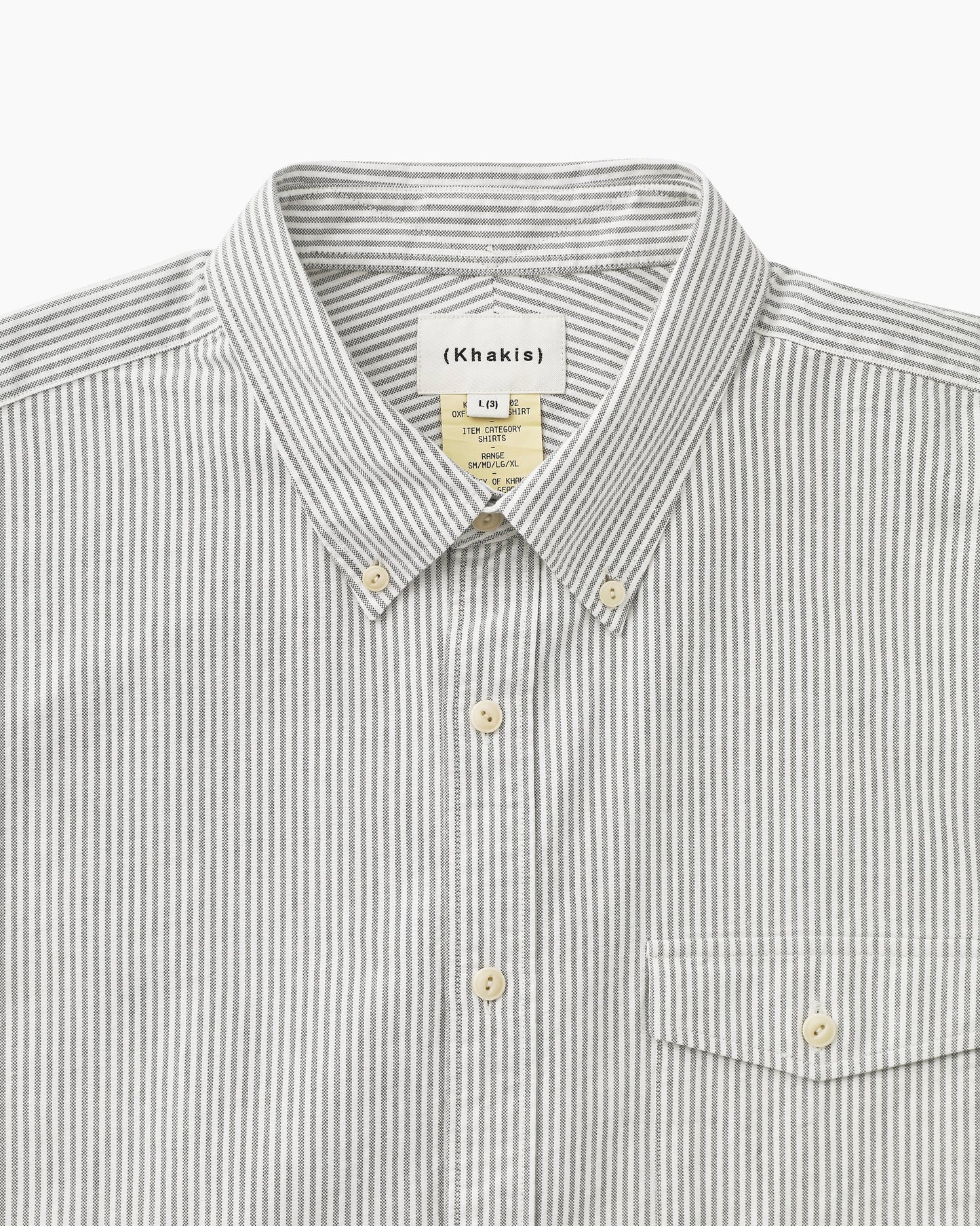 Oxford Club Shirt Grey Stripe
