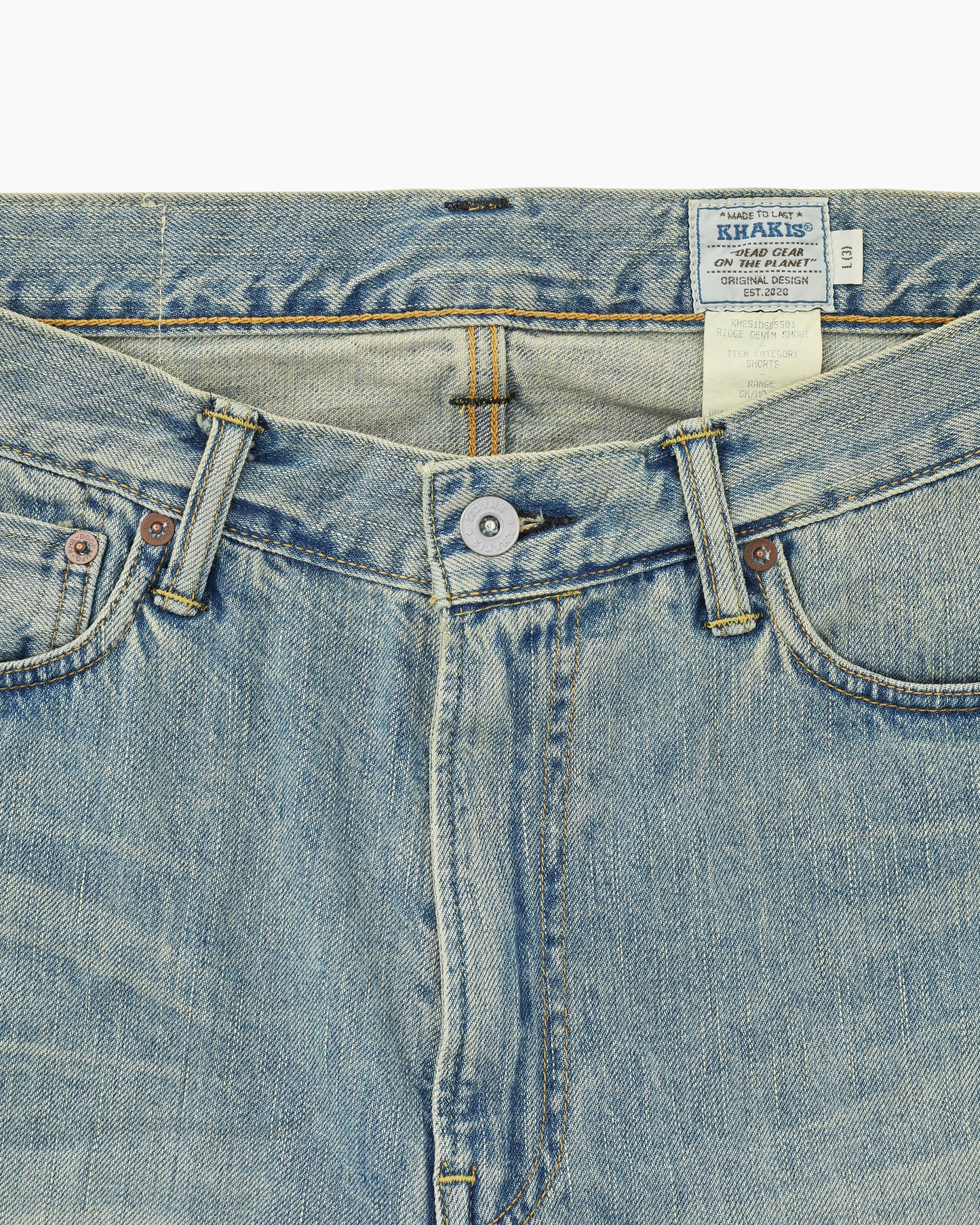 Ridge Denim Short Light Blue