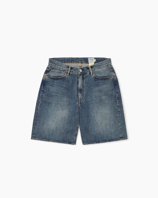 Ridge Denim Short Mid Blue