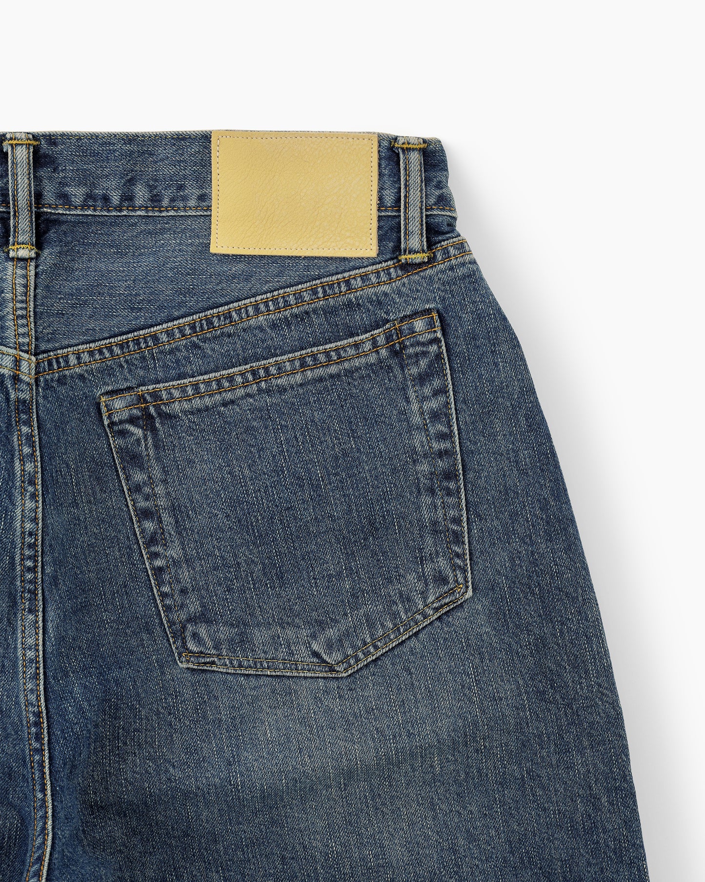 Ridge Denim Short Mid Blue
