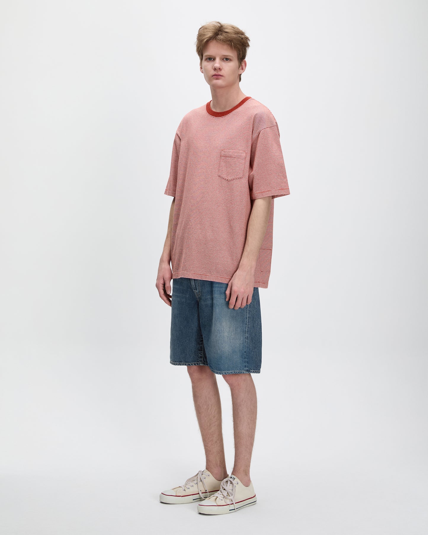 Ridge Denim Short Mid Blue