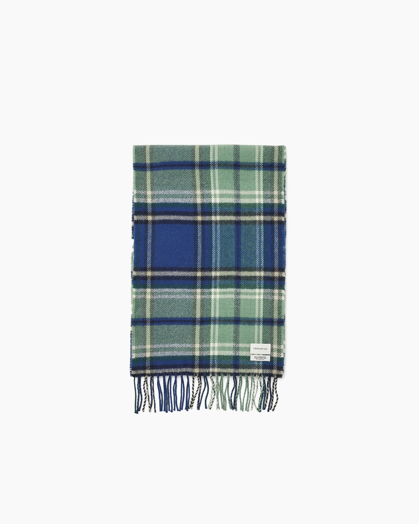 Scotch Plaid Muffler Royal Blue