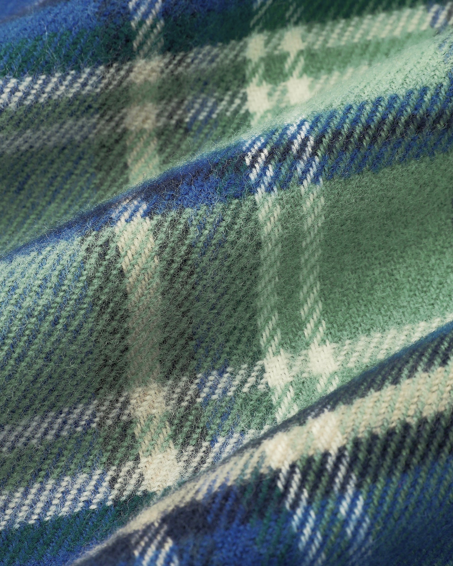 Scotch Plaid Muffler Royal Blue
