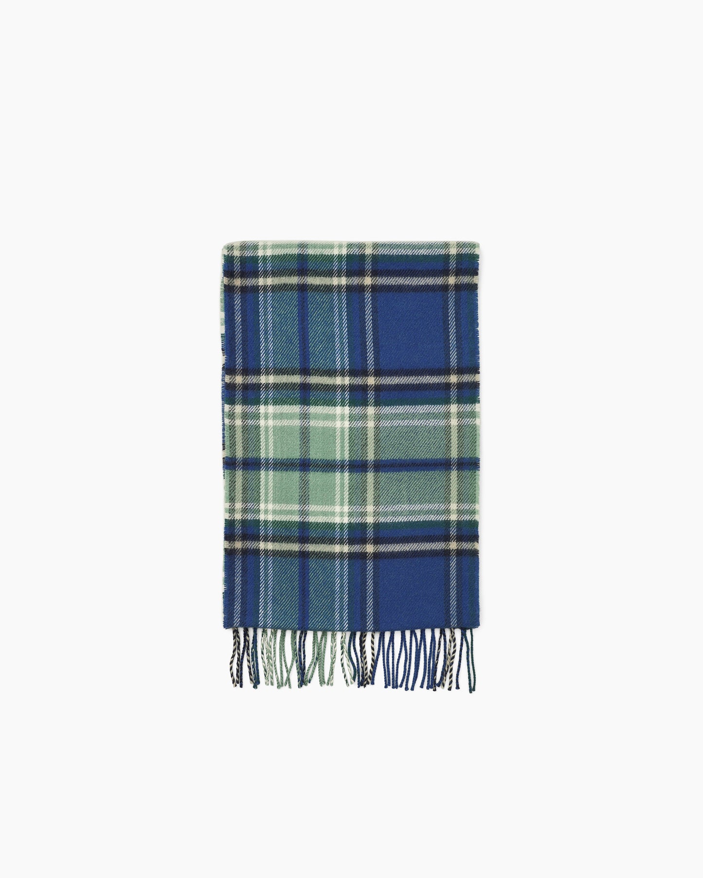 Scotch Plaid Muffler Royal Blue