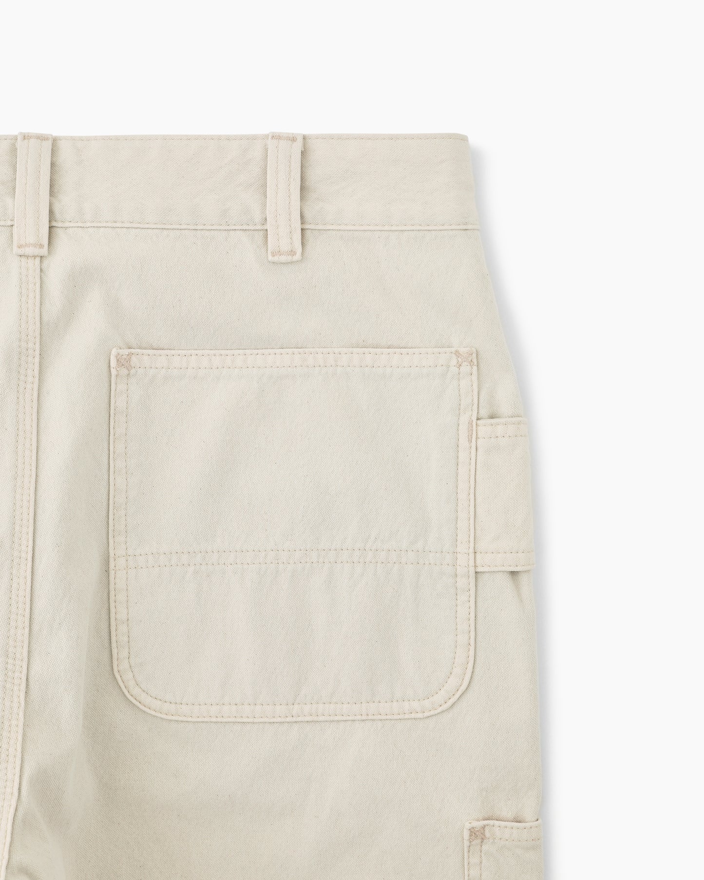 Selvedge Logger Pant Ecru