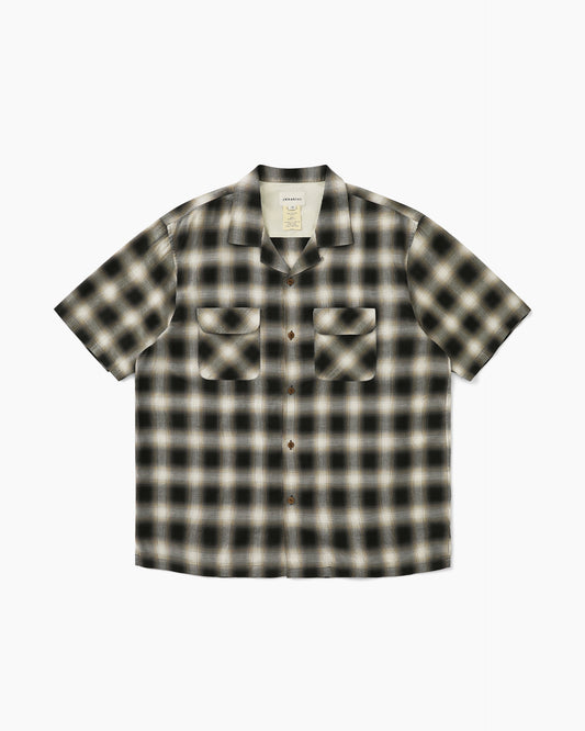 Shadow Plaid S/S Shirt Bark