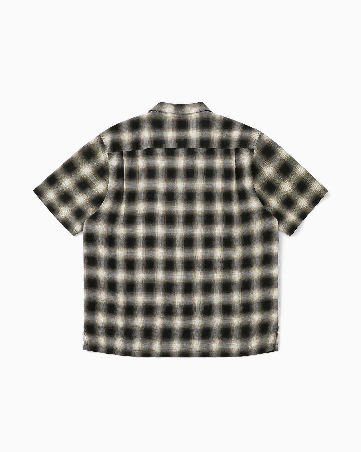 Shadow Plaid S/S Shirt Bark