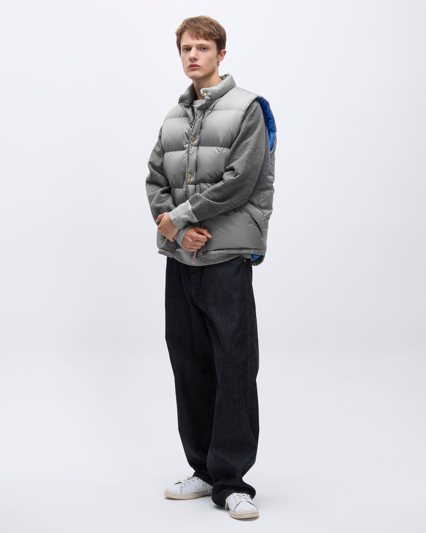 Snowfield Down Vest Grey