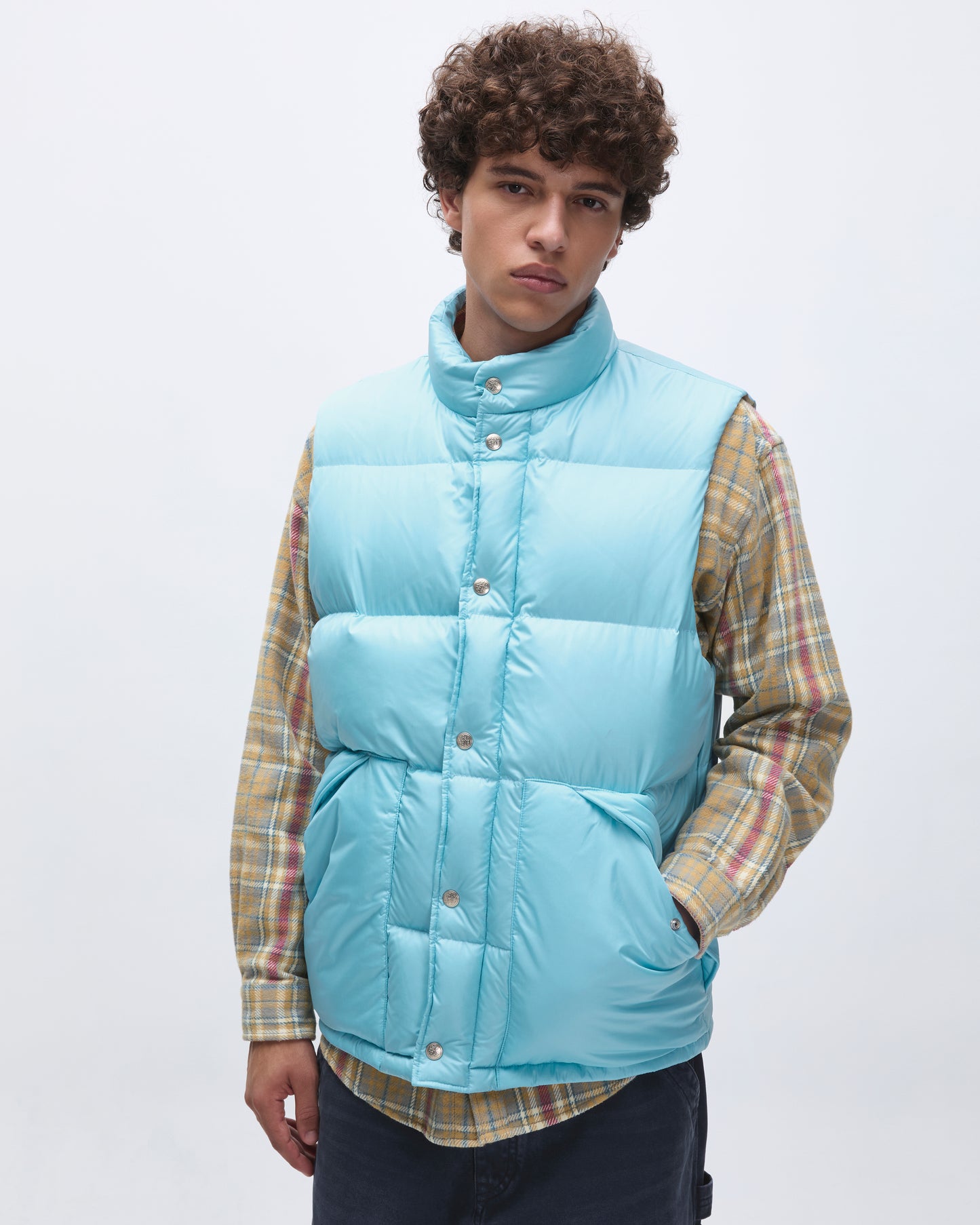 Snowfield Down Vest Sky