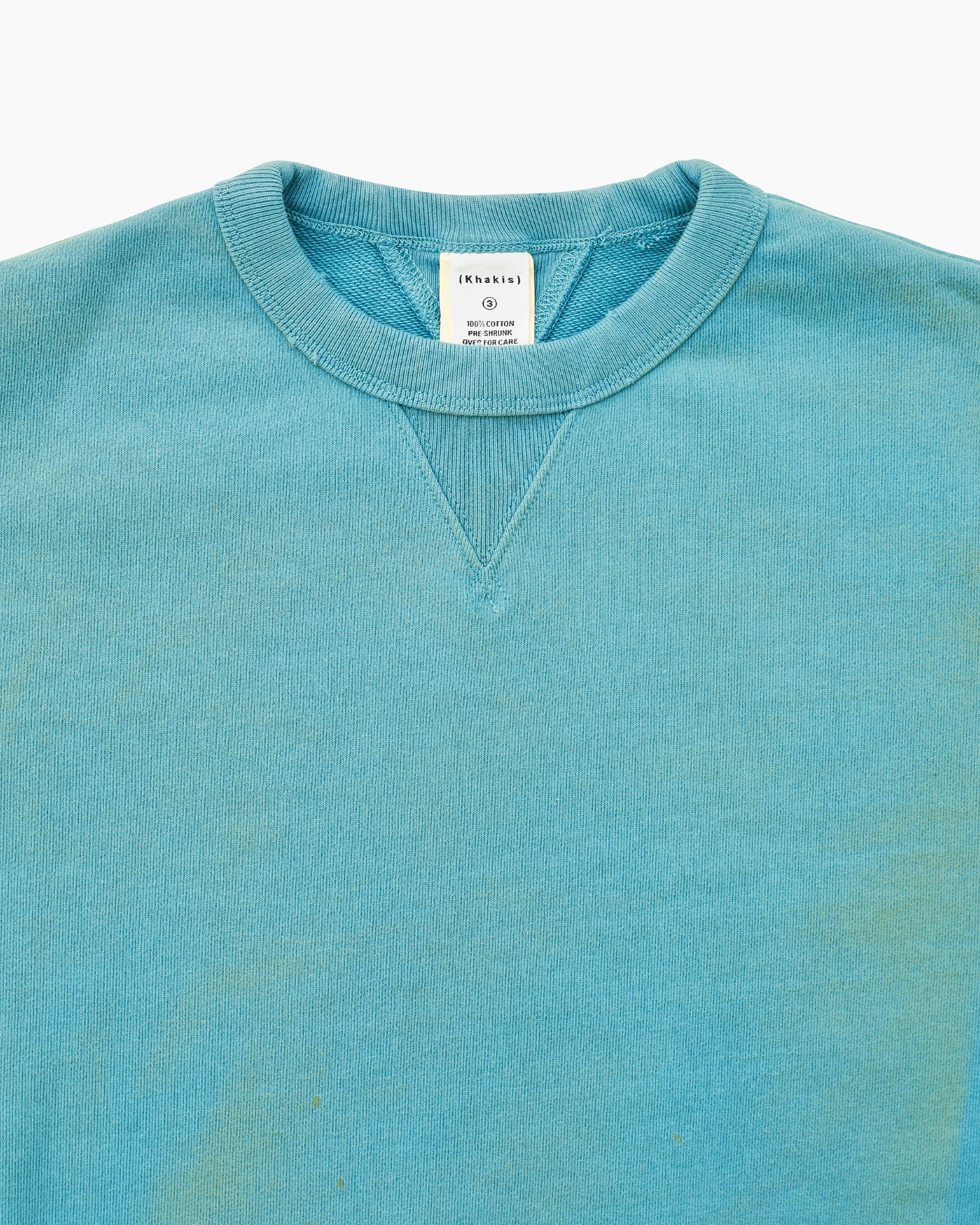 Stained Crewneck Blue