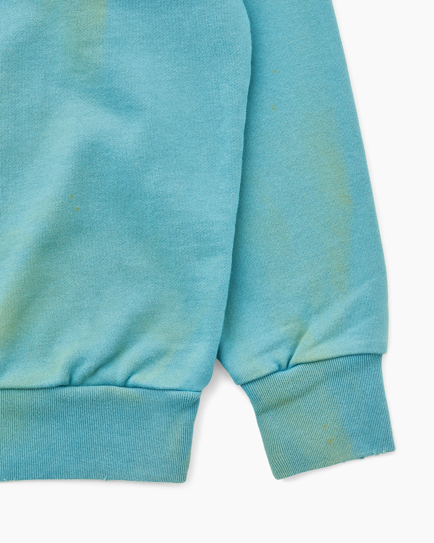 Stained Crewneck Blue