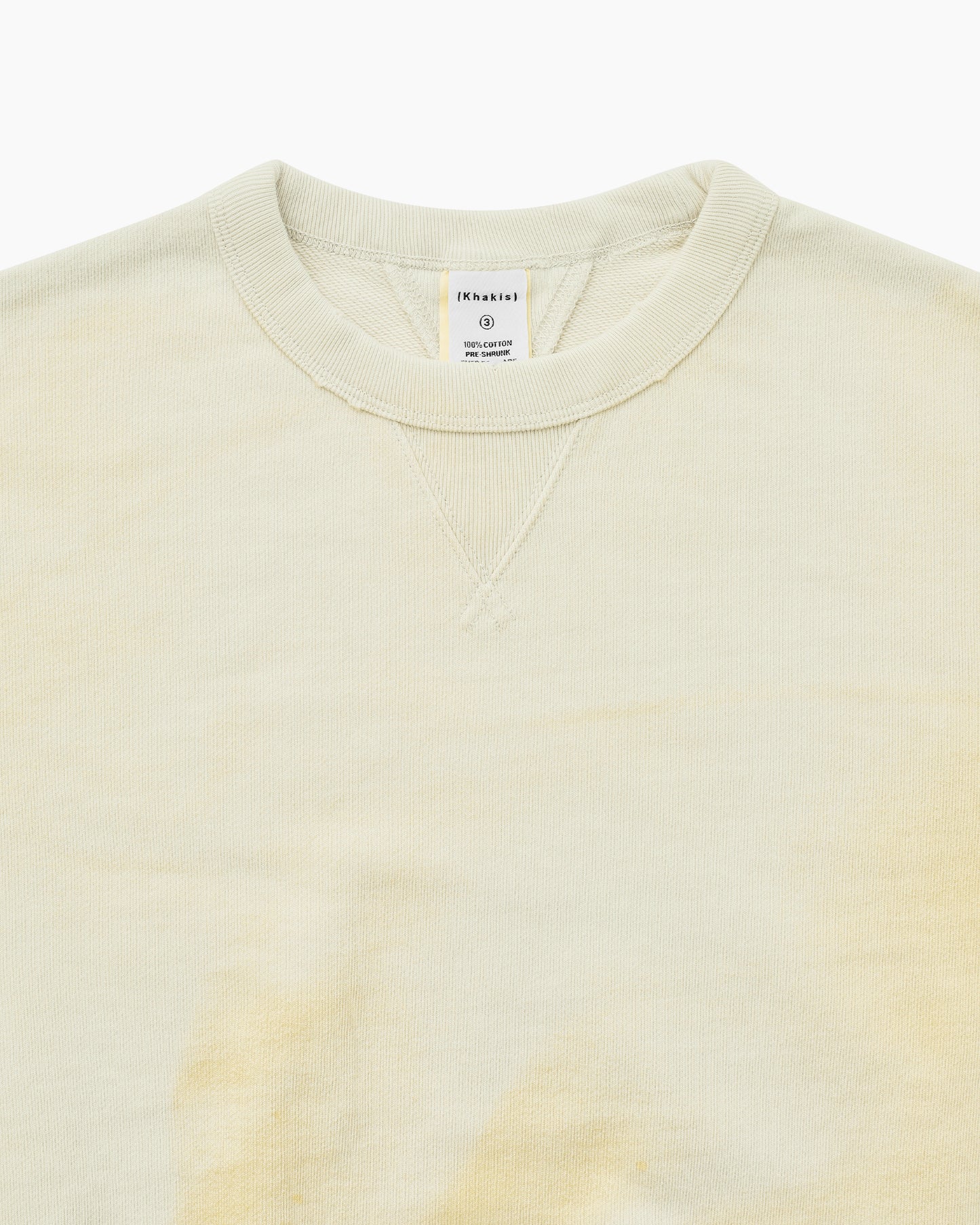 Stained Crewneck Ivory