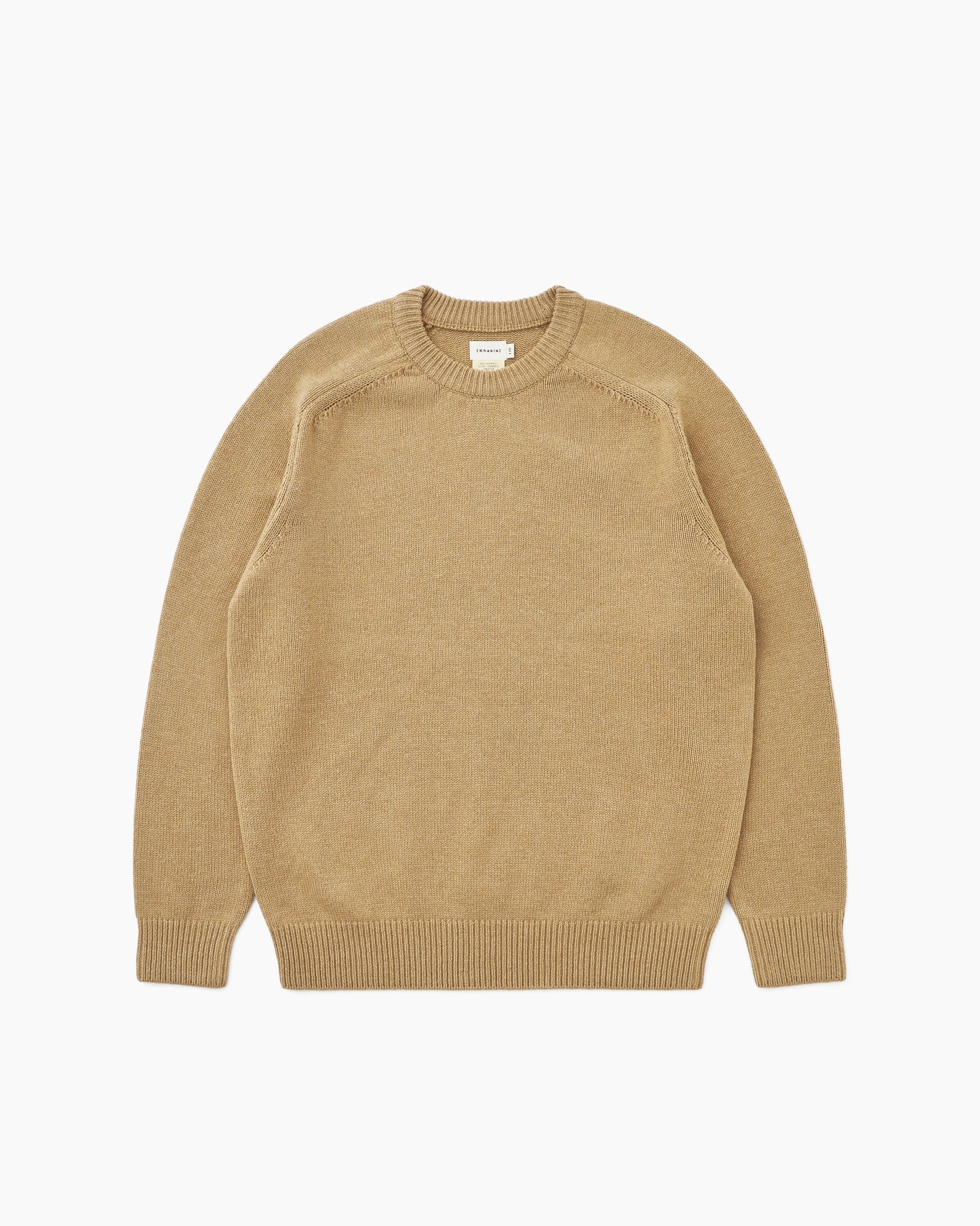 Stock Crewneck Sweater Camel