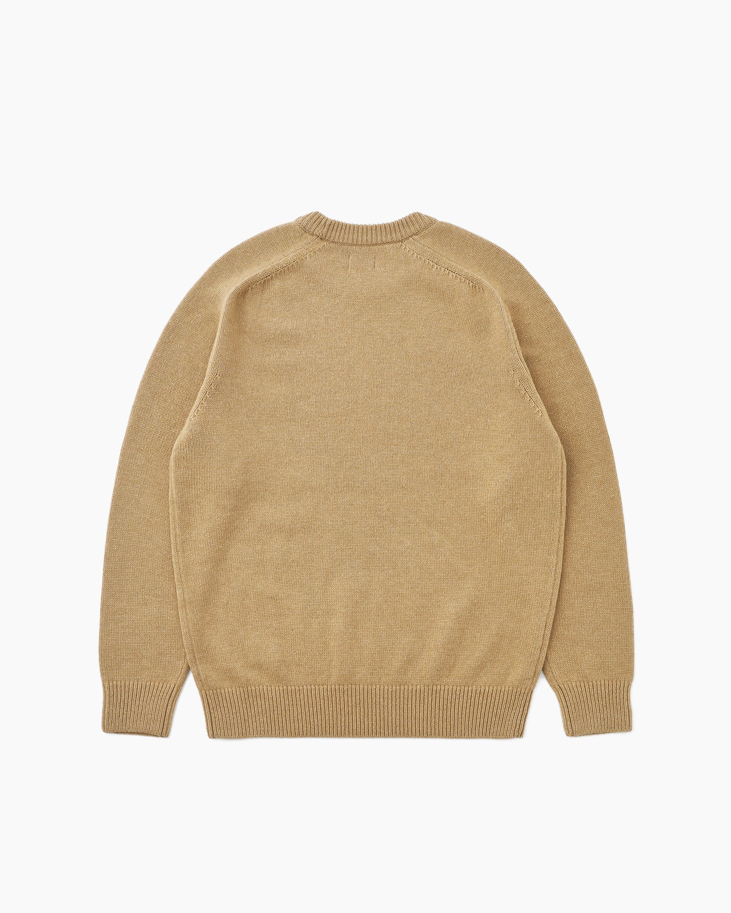 Stock Crewneck Sweater Camel