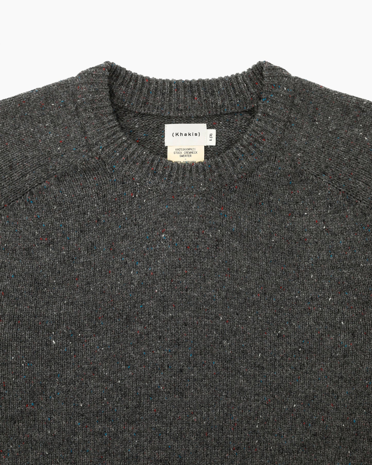 Stock Crewneck Sweater Charcoal