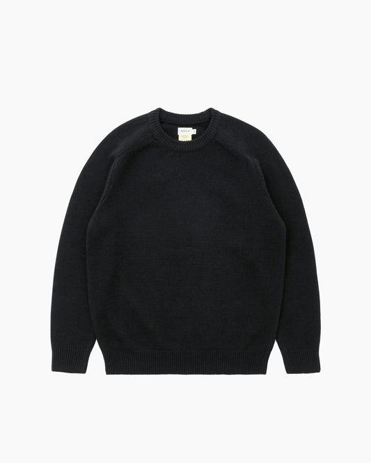 Stock Crewneck Sweater Dark Navy