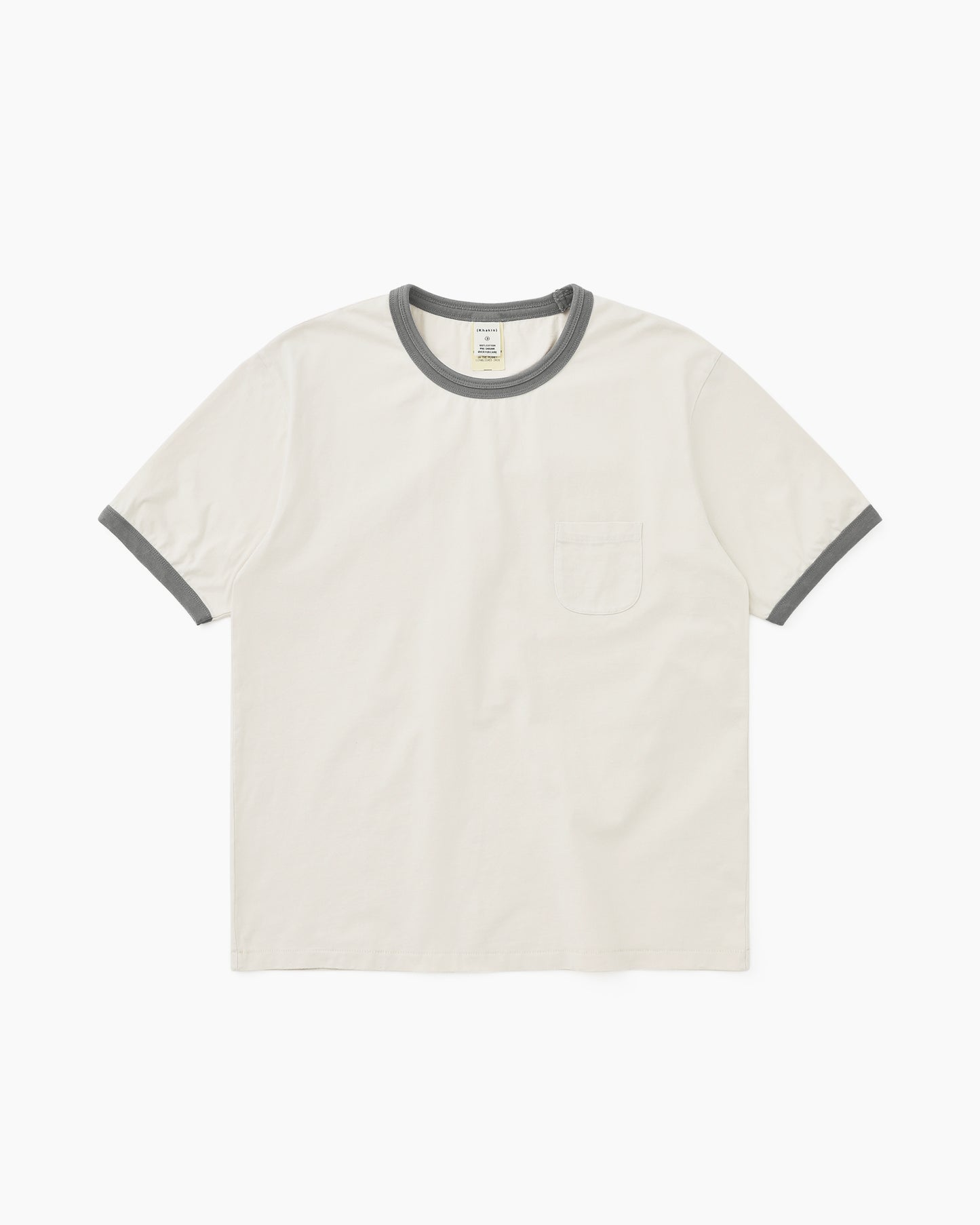 Washed Ringer Tee Grey