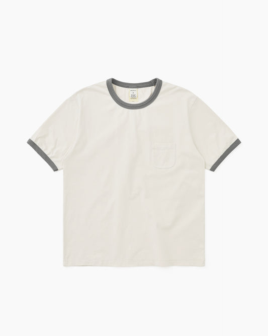Washed Ringer Tee Grey