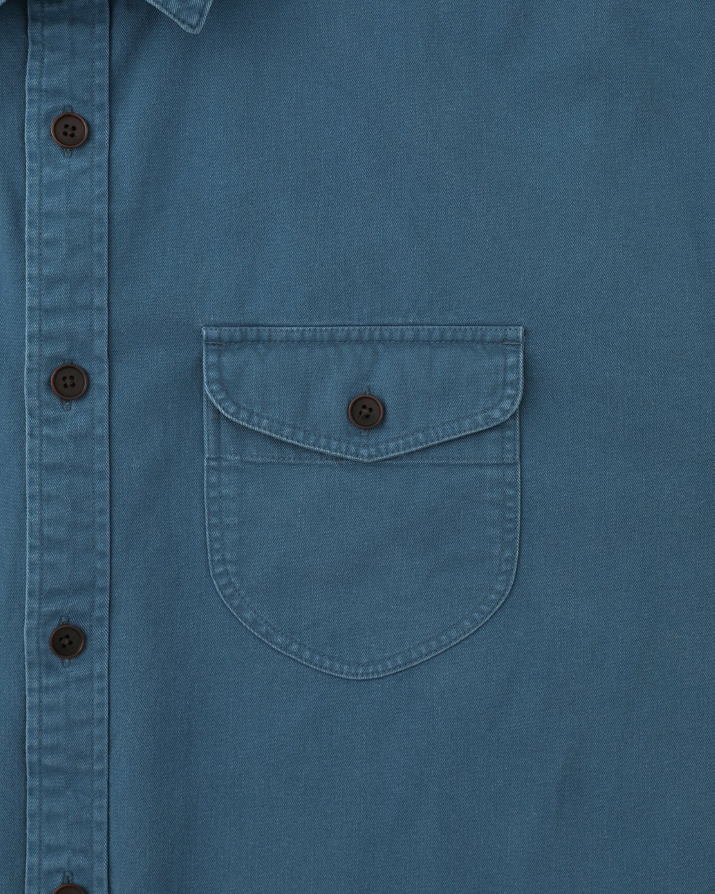 Washed Scout Shirt Slate Blue