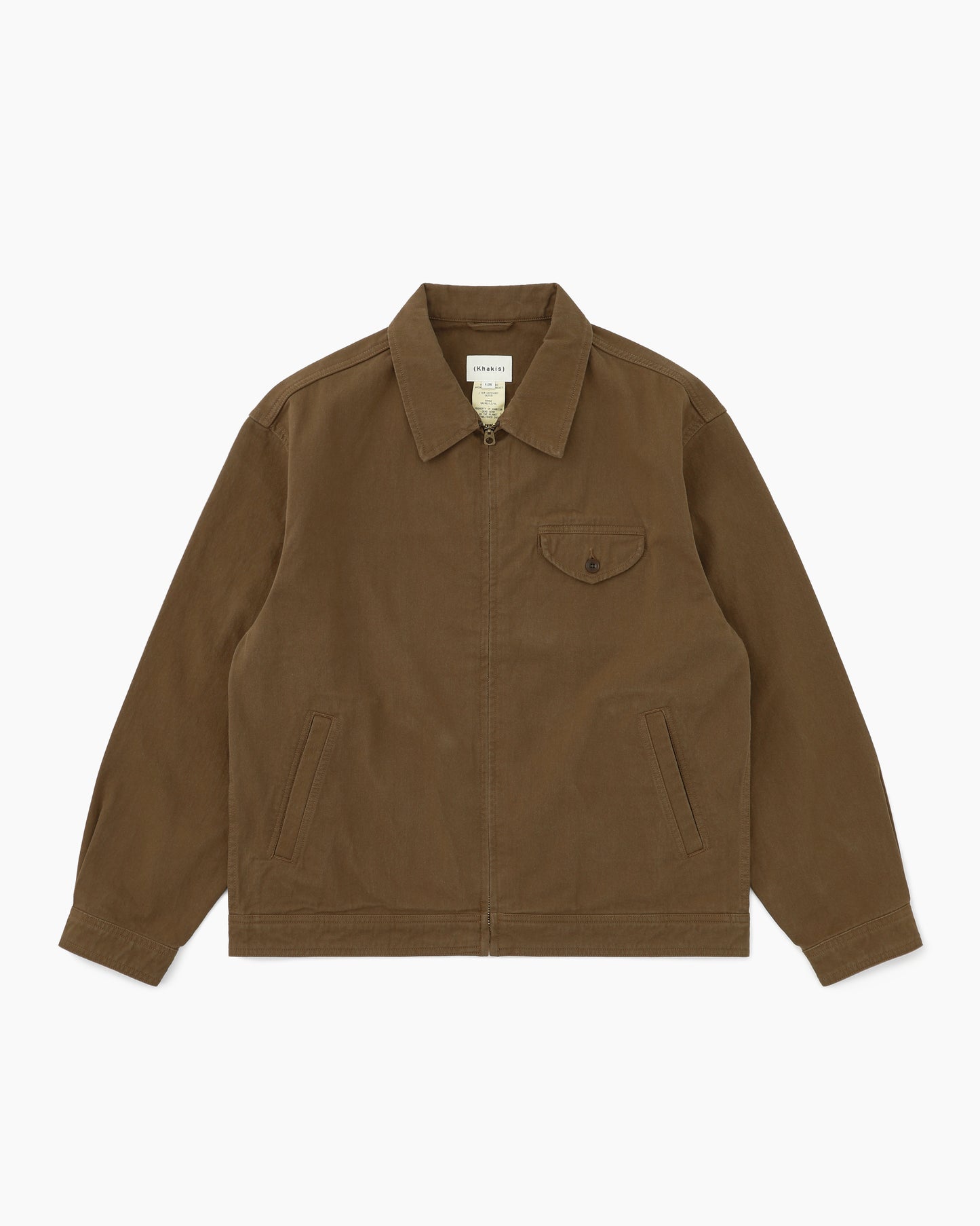 Washed Swing Jacket Brown