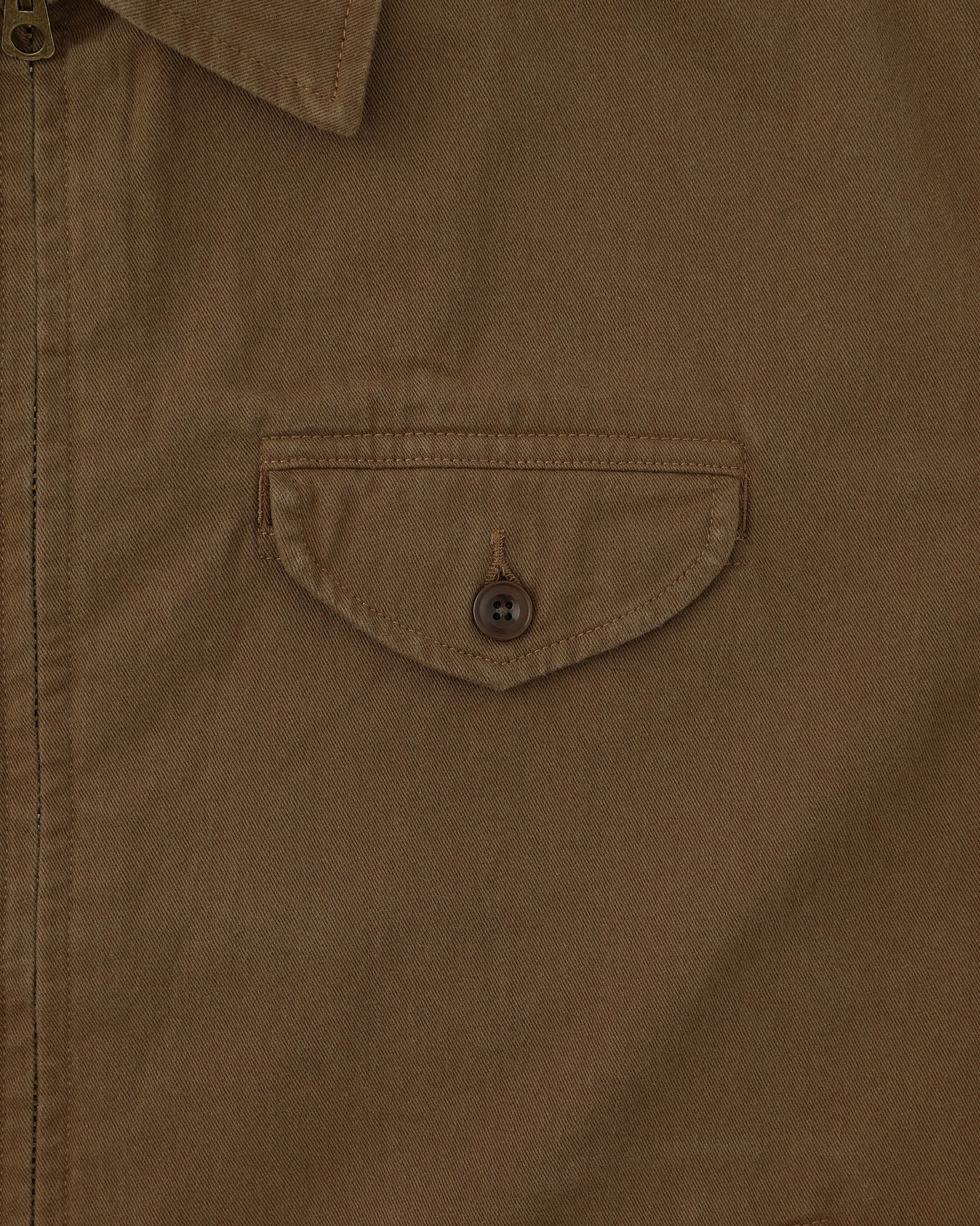 Washed Swing Jacket Brown