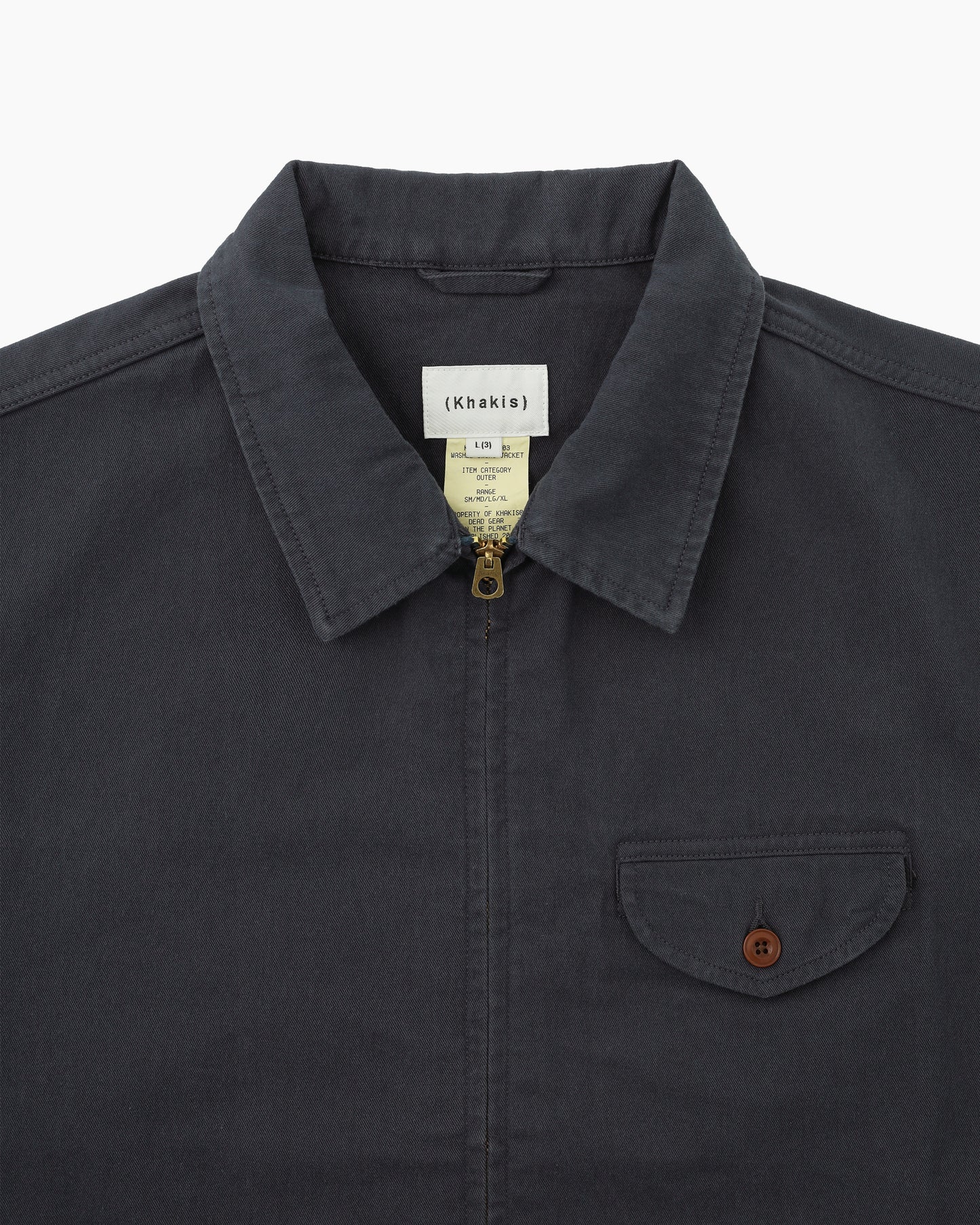 Washed Swing Jacket Navy