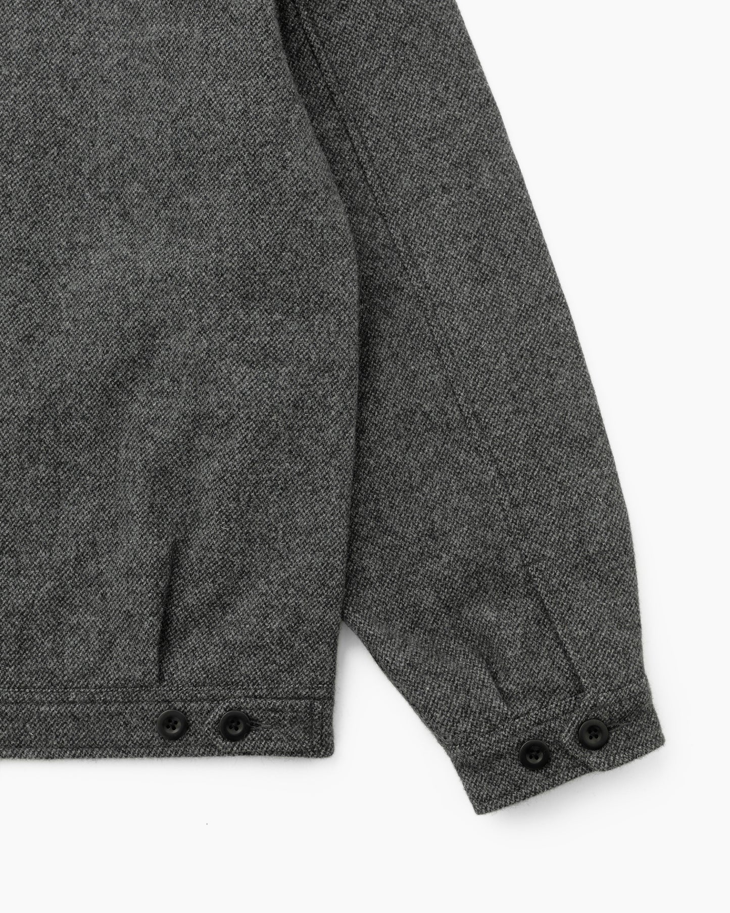 Wool Swing Jacket Charcoal