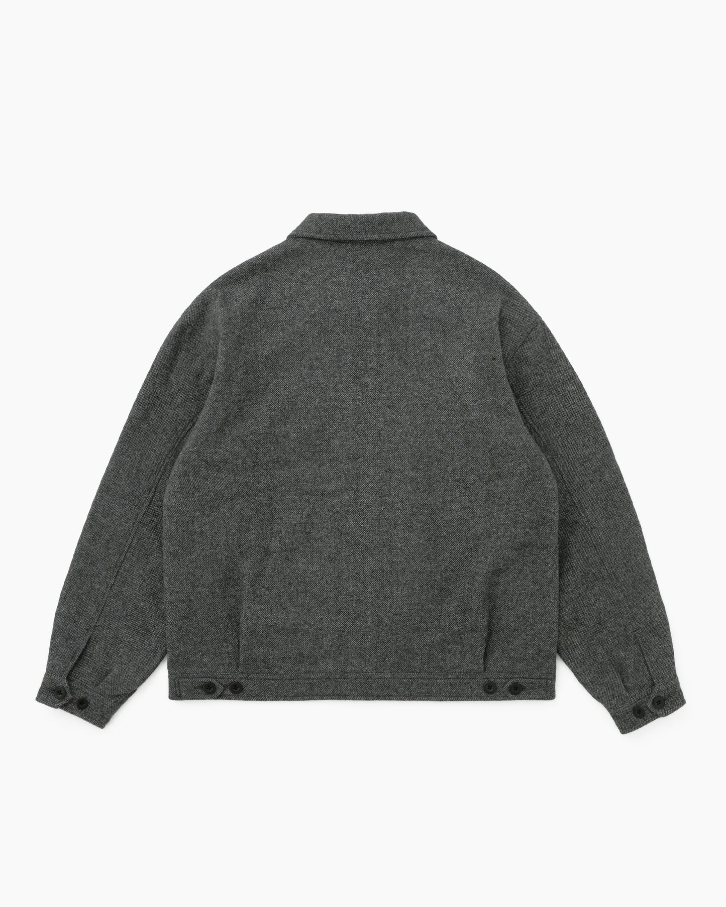 Wool Swing Jacket Charcoal