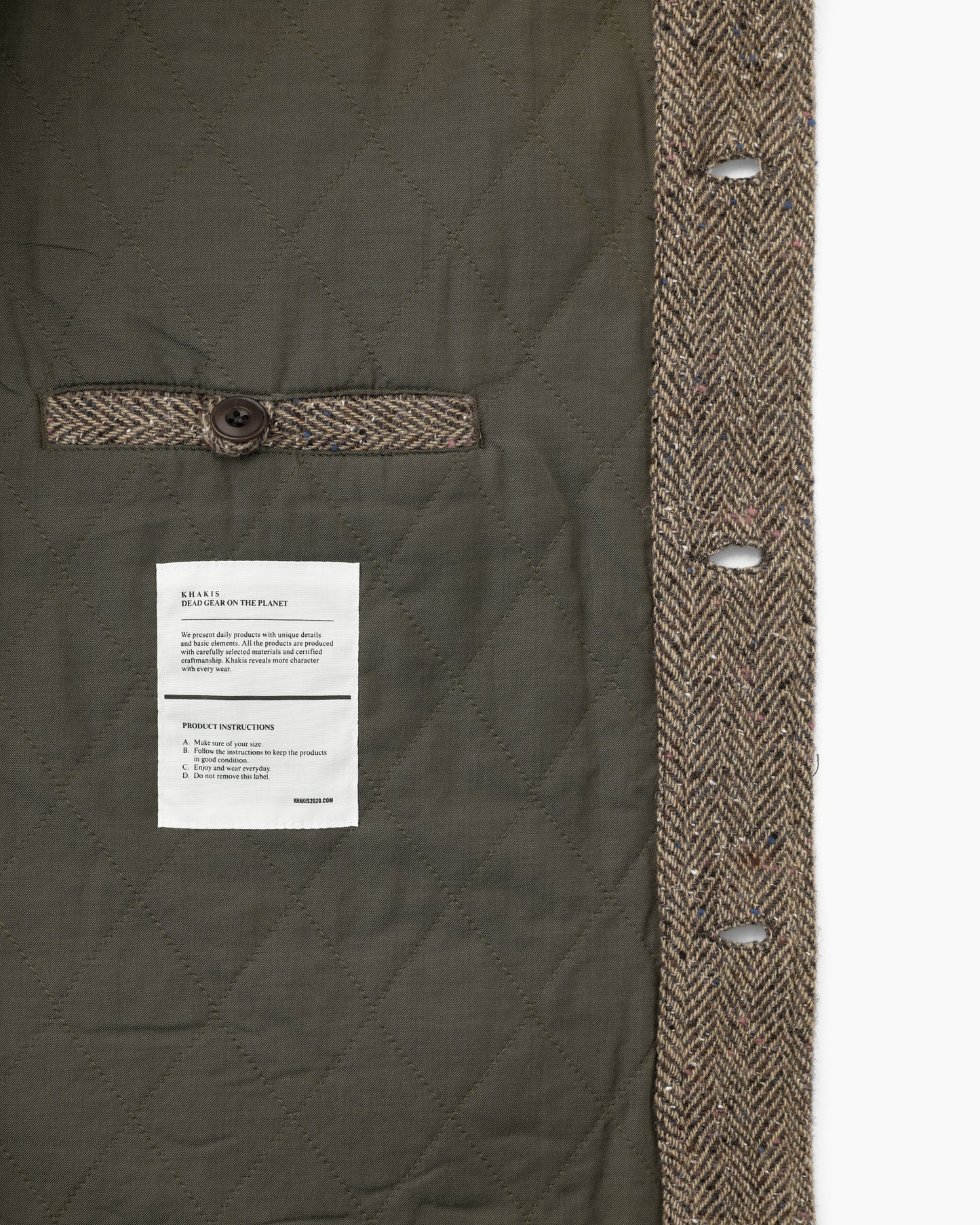 Wool Timber Jacket Brown