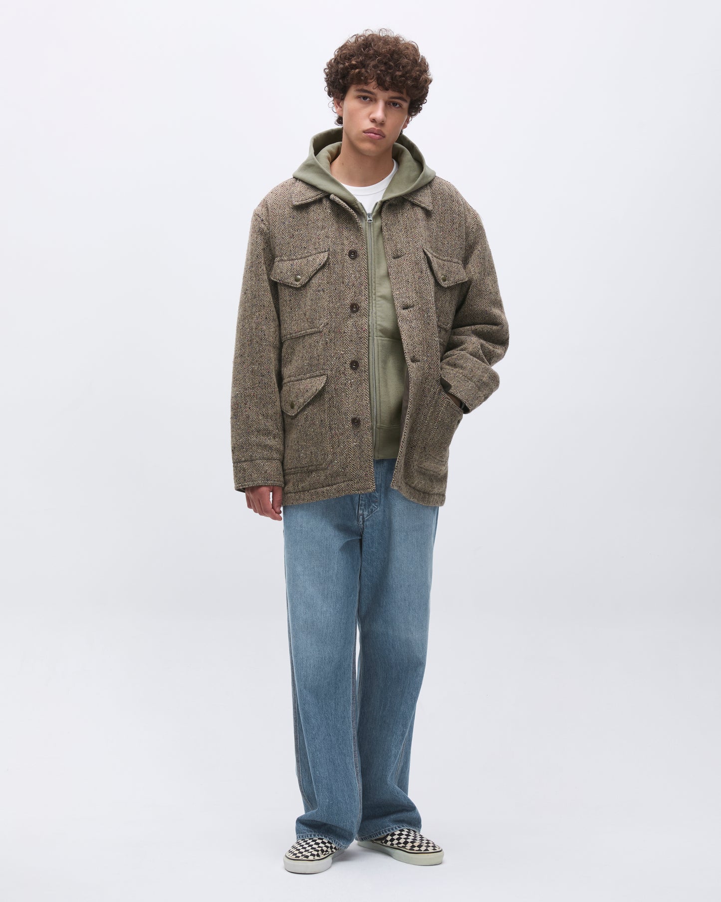 Wool Timber Jacket Brown