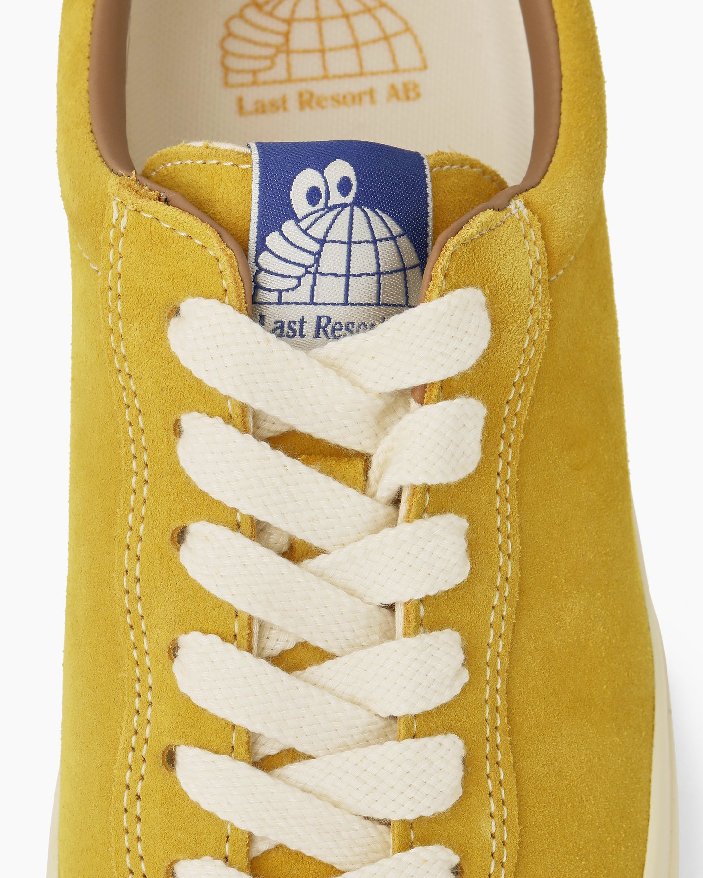 VM001 Lo Suede Mustard Yellow/White