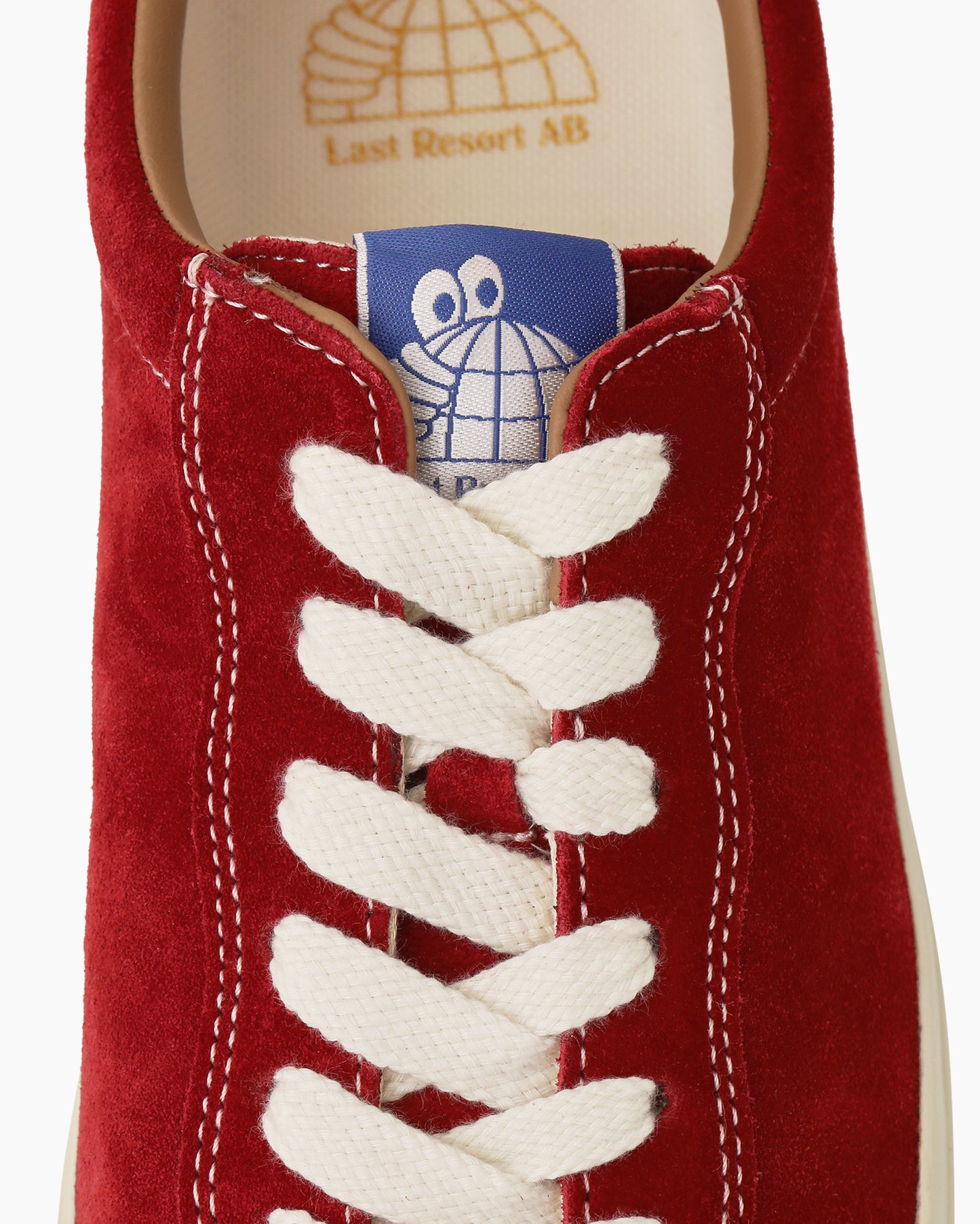 VM001 Lo Suede Old Red/White