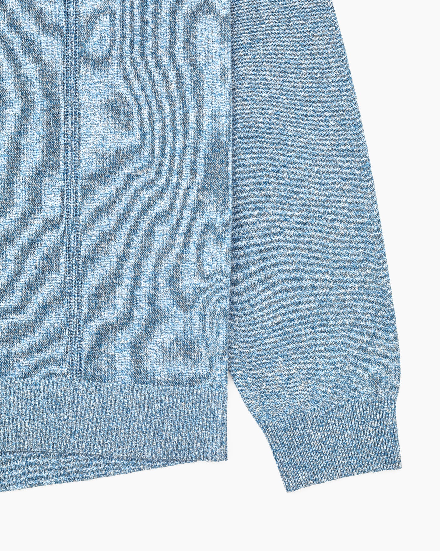 Officer Polo Cardigan Sax Blue