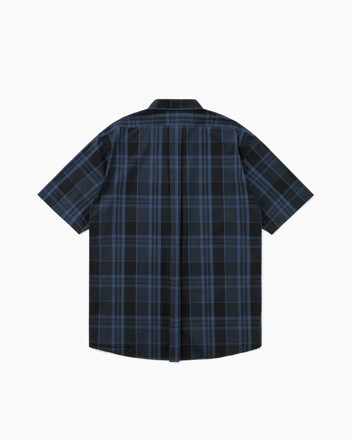 Stranger S/S Shirt Madras Check Dark Navy