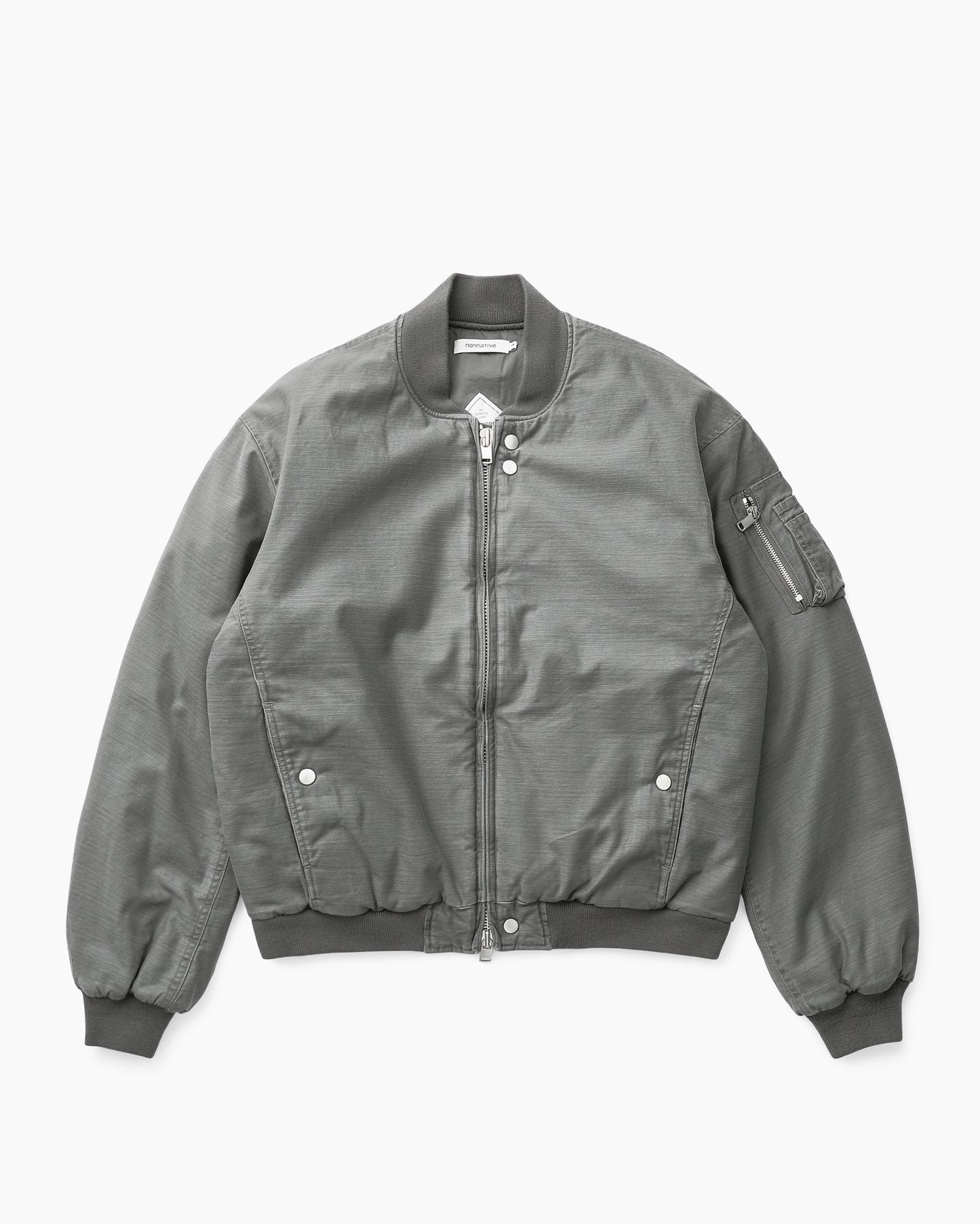 Trooper Puff Blouson Gray