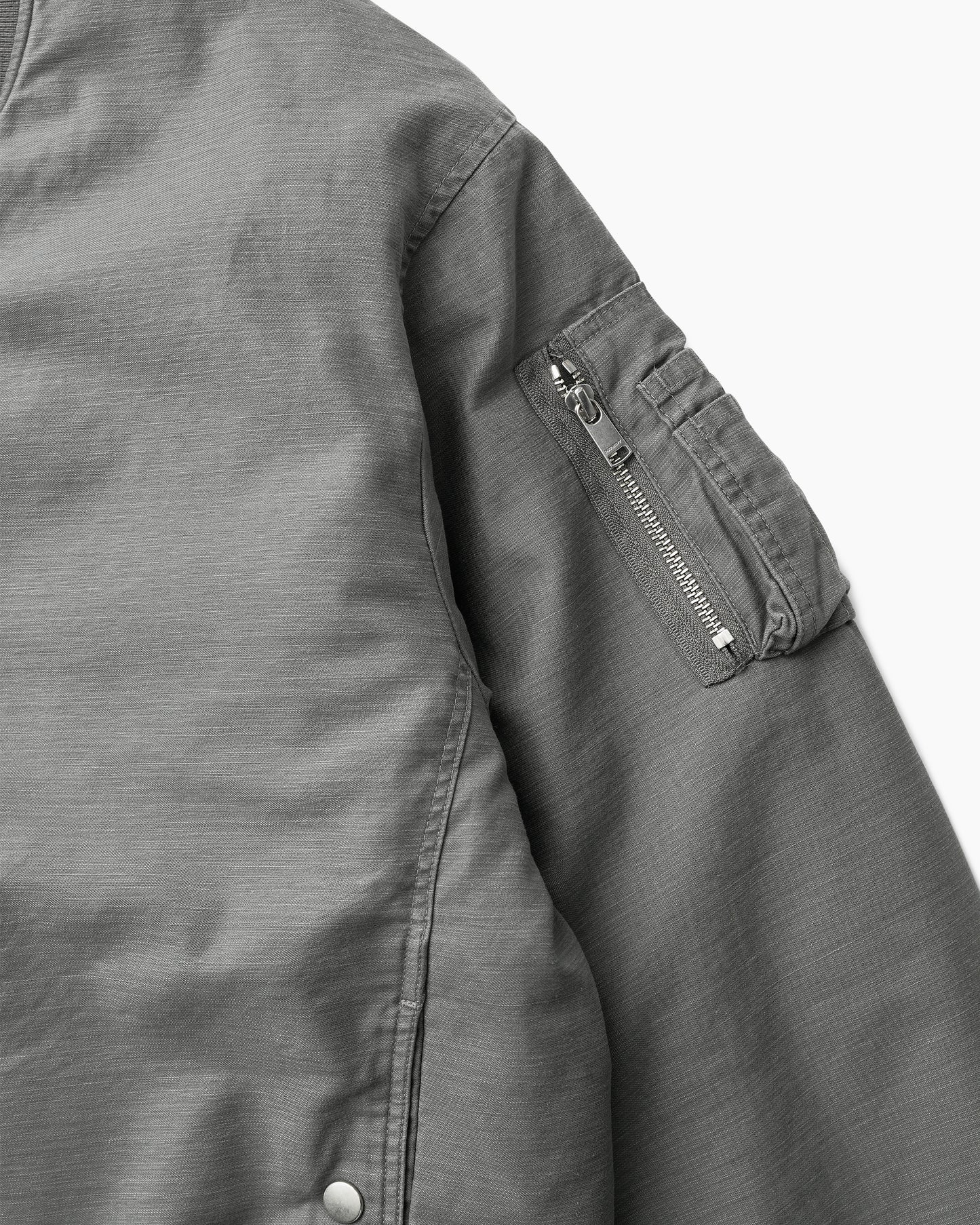 Trooper Puff Blouson Gray