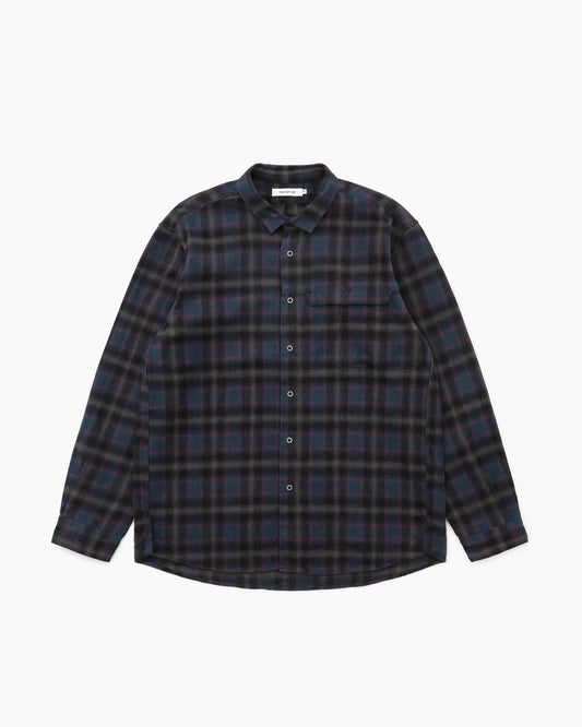 Worker Zip Shirt Navy